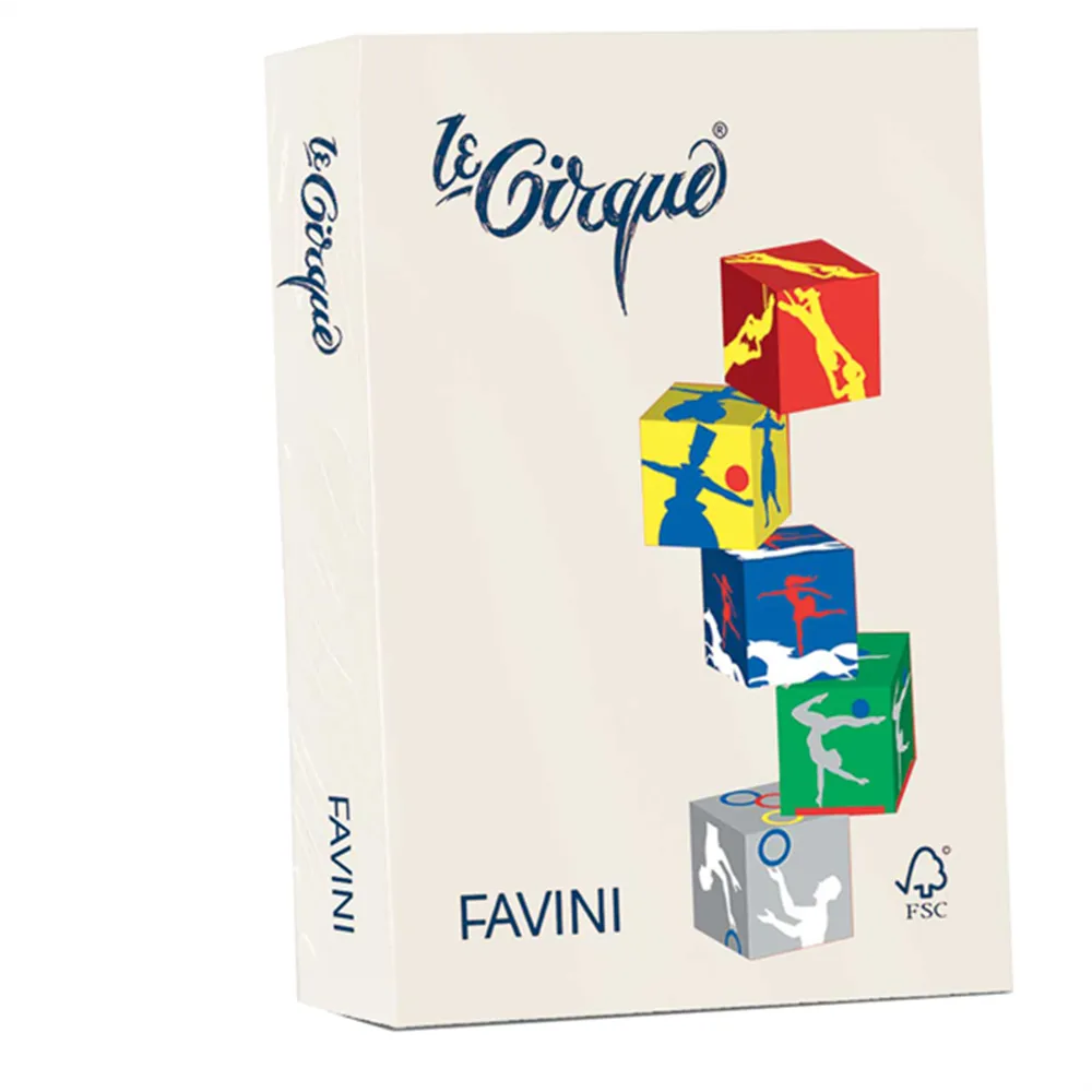 Carta Colorata Le Cirque Favini - A3 - 80 g - A71Q353 (Avorio Conf. 500)