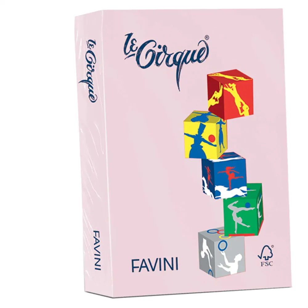 Carta Colorata Le Cirque Favini - A3 - 80 g - A71S353 (Rosa Conf. 500)