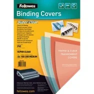 Copertina in PVC per Rilegatura Fellowes - A4 - 200 Micron (Trasparente Conf. 100)