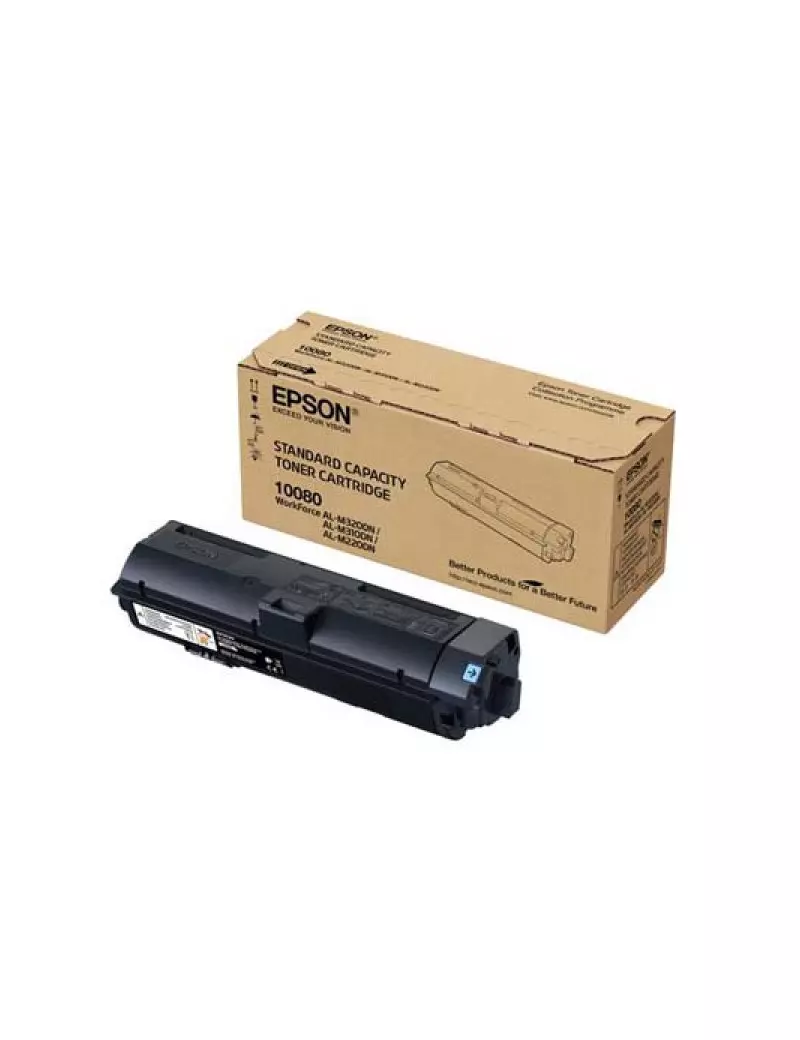 Toner Originale Epson S110080 10080 (Nero 2700 pagine) Toner Originale Epson S110080 10080 (Nero 2700 pagine)
