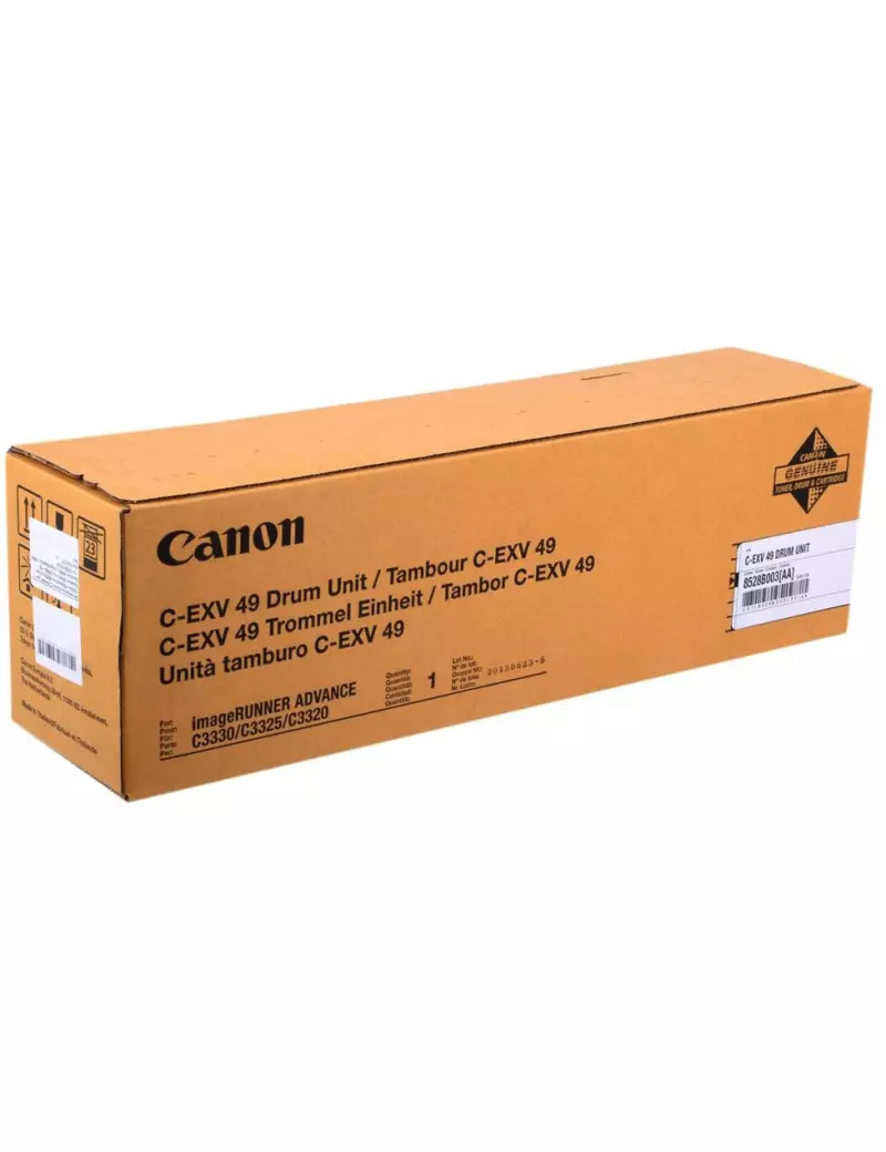 Tamburo Originale Canon C-EXV49drum 8528B003 (Nero 75000 pagine) 