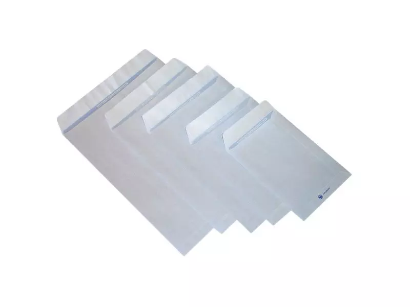 Busta a Sacco Pigna - con Strip - 23x33 cm - 80 g - 0029481 (Bianco Conf. 500)