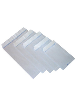 Busta a Sacco Pigna - con Strip - 23x33 cm - 80 g - 0029481 (Bianco Conf. 500)