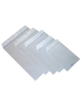 Busta a Sacco Pigna - con Strip - 25x35,3 cm - 80 g - 0099066 (Bianco Conf. 500)