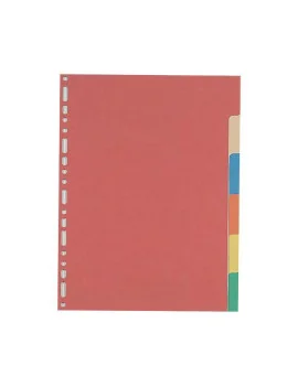 Divisiorio Neutro Cartoncino Favorit - 6 Tasti - 100204883 (Assortiti)