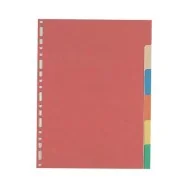 Divisiorio Neutro Cartoncino Favorit - 6 Tasti - 100204883 (Assortiti)