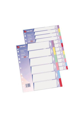 Divisori in Cartoncino Manilla Rexel - 12 Tasti - 00026000 (Assortiti)