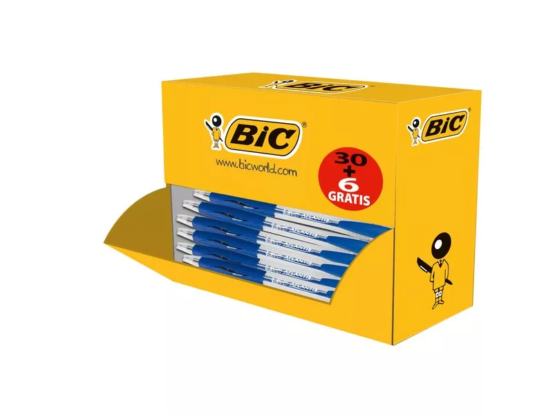 Penna a Sfera a Scatto Atlantis Bic - 920286 (Blu Conf. 36)