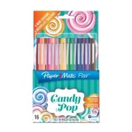 Penna con Punta Sintetica Flair Nylon Papermate - 1 mm - 1985621 (Assortiti Candy Pop Conf. 16)
