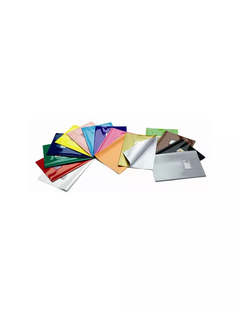 Copriquaderno Maxi Colorosa Riplast - 21x30 cm - 36718034 (Argento Conf. 25) Copriquaderno Maxi Colorosa Riplast - 21x30 cm - 36718034 (Argento Conf. 25)