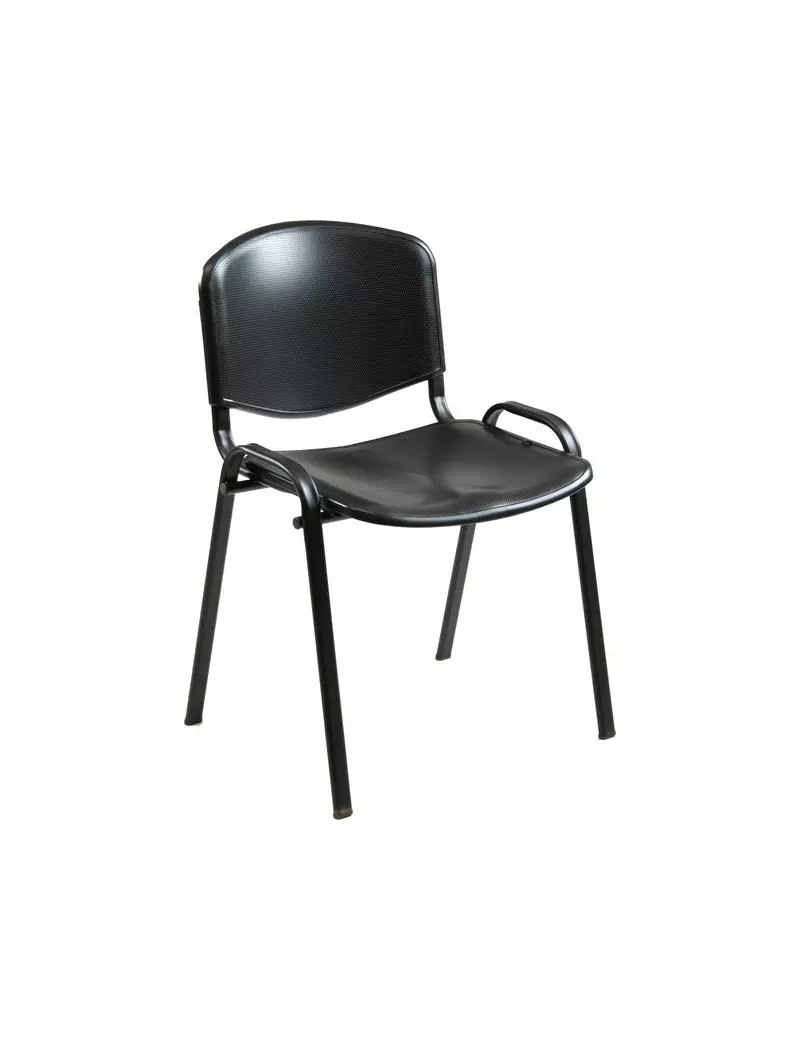 Sedia da Attesa Dado Unisit - Plastica - D5PS/2/NE (Nero Conf. 2)