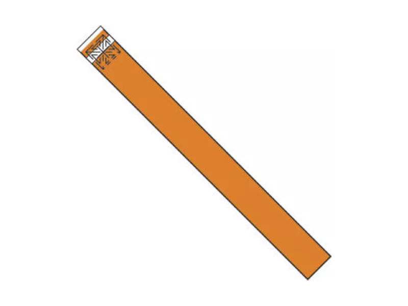 Braccialetti di Identificazione in Tyvek (Arancione Conf. 1000)