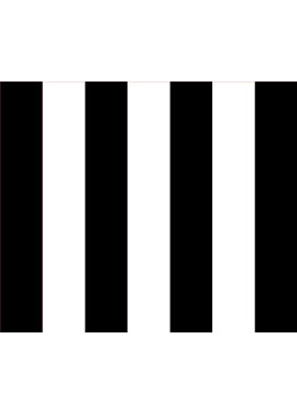 Bandiera a Strisce - 150x90 cm (Bianco e Nero)