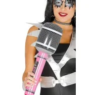 Microfono Gonfiabile Gigante (Rosa)