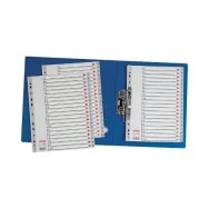 Rubrica Alfabetica in PPL A-Z Esselte - 21x29,7 cm - 100112 (Grigio)