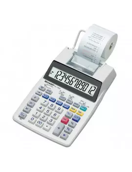 Calcolatrice Scrivente EL-1750V Sharp (Grigio)
