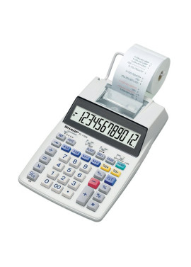 Calcolatrice Scrivente Sharp EL-1750V (Grigio)