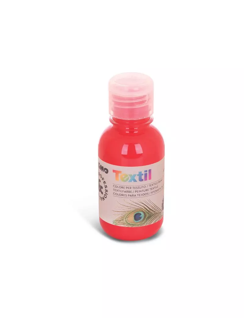 Colore ad Acqua per Tessuti Primo Morocolor - 125 ml - 410TX125300 (Rosso Vermiglio)