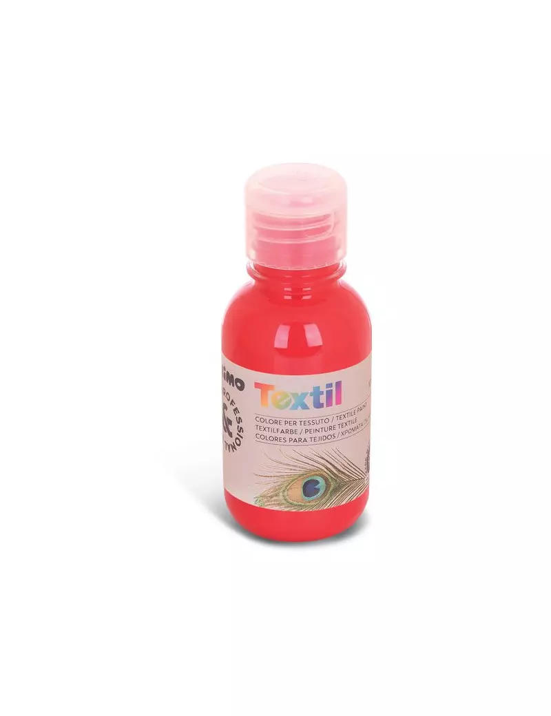 Colore ad Acqua per Tessuti Textil Primo Morocolor 125 ml 410TX125300 Rosso  Vermiglio 8006919044106