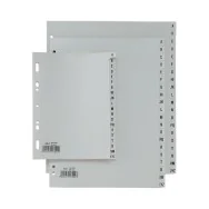 Rubrica Alfabetica Record in PP Sei Rota - 15x21 cm - 581500 (Grigio)