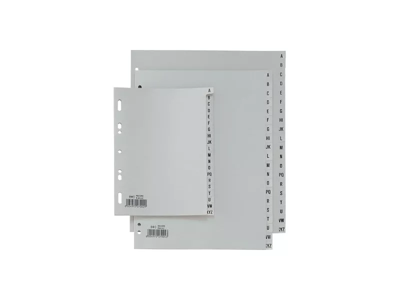 Rubrica Alfabetica Record in PP Sei Rota - 15x21 cm - 581500 (Grigio) Rubrica Alfabetica Record in PP Sei Rota - 15x21 cm - 581500 (Grigio)