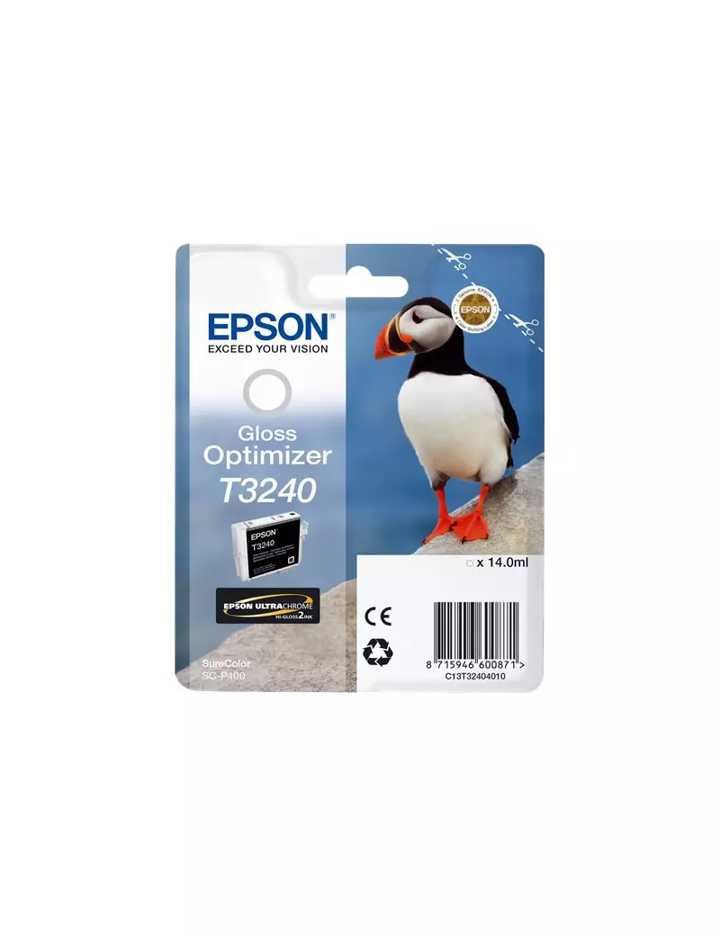 Cartuccia Originale Epson T324040 (Trasparente 3350 pagine) Cartuccia Originale Epson T324040 (Trasparente 3350 pagine)