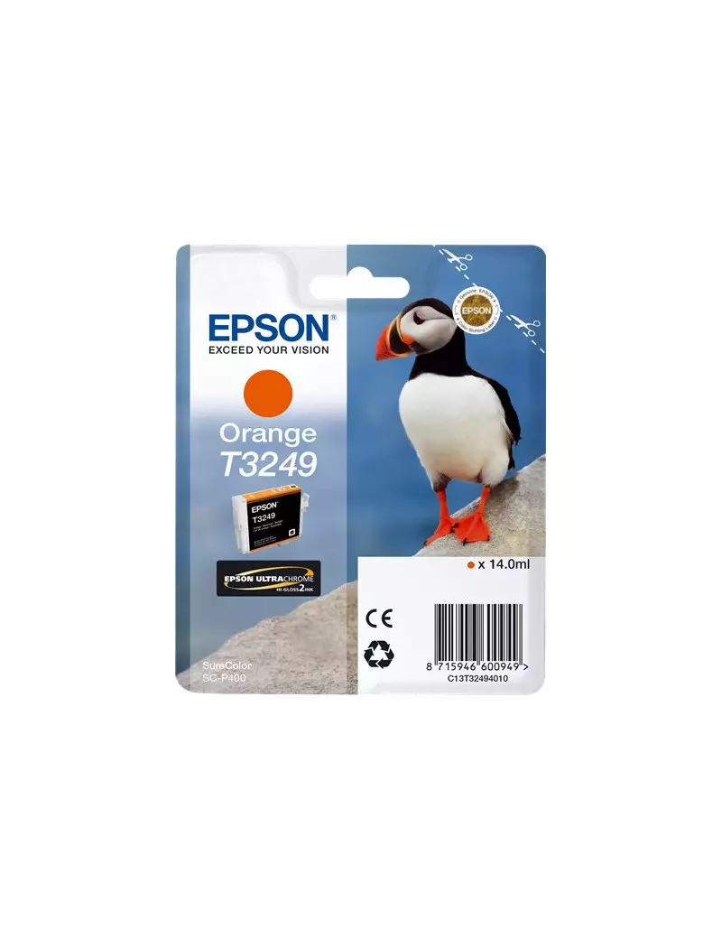Cartuccia Originale Epson T324940 (Arancione 980 pagine) Cartuccia Originale Epson T324940 (Arancione 980 pagine)