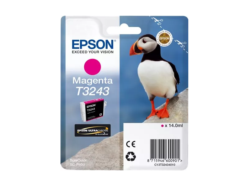 Cartuccia Originale Epson T324340 (Magenta 980 pagine)