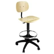 Sedia Tecnica con Poggiapiedi Unisit - Faggio Multistrato - EOE7 (Faggio)