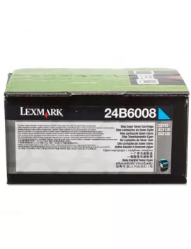 Toner Originale Lexmark 24B6008 (Ciano 3000 pagine)