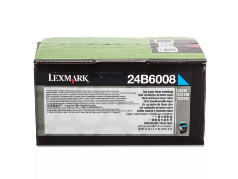 Toner Originale Lexmark 24B6008 (Ciano 3000 pagine) Toner Originale Lexmark 24B6008 (Ciano 3000 pagine)