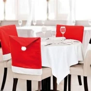 Coprisedia Natalizio (Bianco e Rosso)