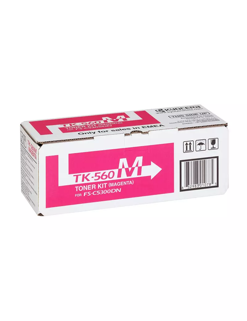 Toner Originale Kyocera TK-560M 1T02HNBEU0 (Magenta 10000 pagine) Toner Originale Kyocera TK-560M 1T02HNBEU0 (Magenta 10000 pagine)
