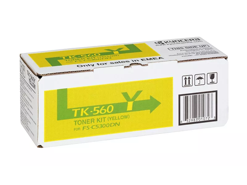 Toner Originale Kyocera TK-560Y 1T02HNAEU0 (Giallo 10000 pagine) Toner Originale Kyocera TK-560Y 1T02HNAEU0 (Giallo 10000 pagine)