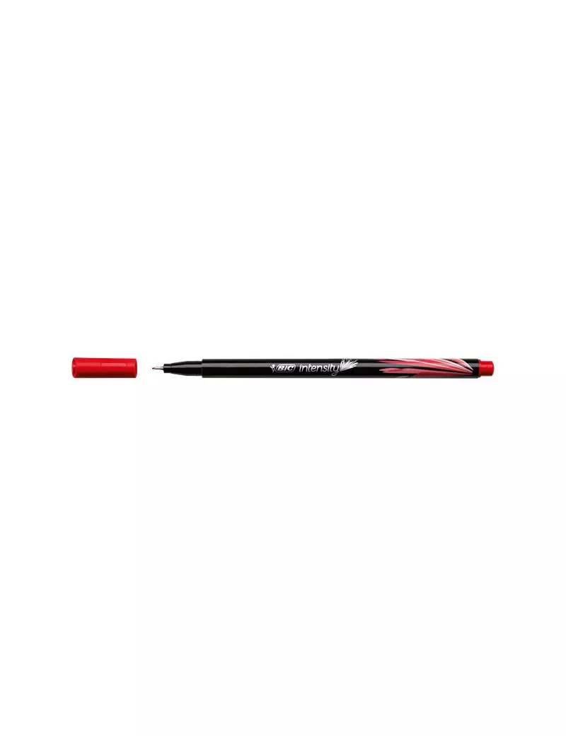 Fineliner Intensity Bic - 0,8 mm - 942084 (Rosso Conf. 12) Fineliner Intensity Bic - 0,8 mm - 942084 (Rosso Conf. 12)