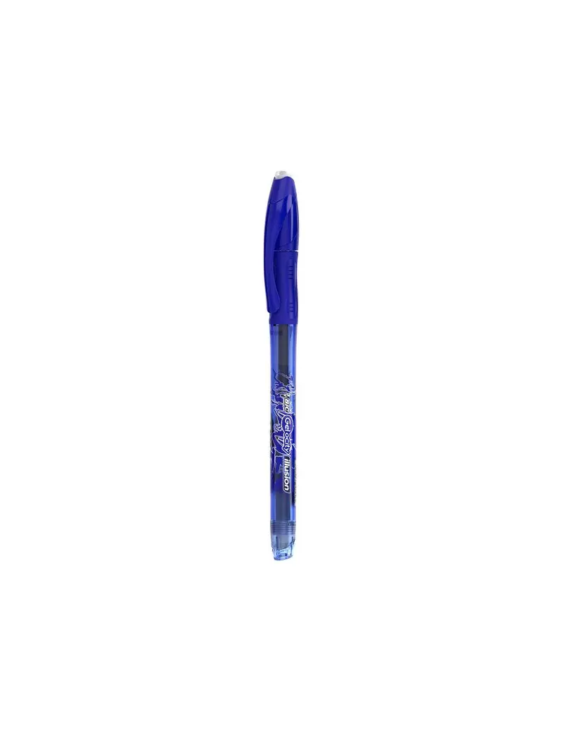 Penna Gel Cancellabile Gelocity Illusion Bic - 0,7 mm - 943440 (Blu Conf. 12)