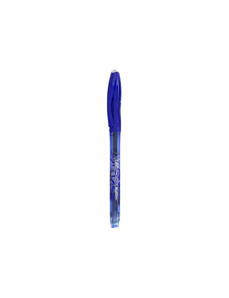 Penna Gel Cancellabile Gelocity Illusion Bic 0,7 mm Blu 3086123460119