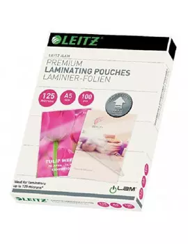 Pouches per Plastificatrici iLAM UDT - A5 Lucida - 125 micron (Trasparente Conf. 1100)