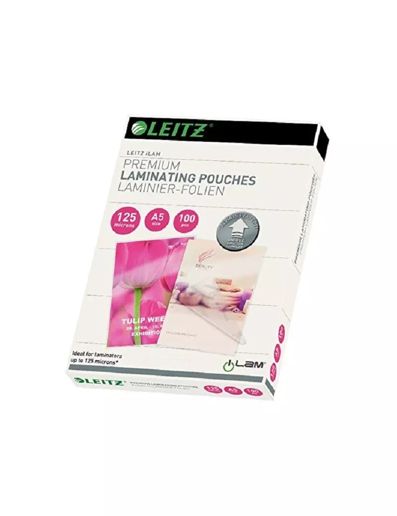 Pouches per Plastificatrici iLAM UDT - A5 Lucida - 125 micron (Trasparente Conf. 1100) Pouches per Plastificatrici iLAM UDT - A5 Lucida - 125 micron (Trasparente Conf. 1100)