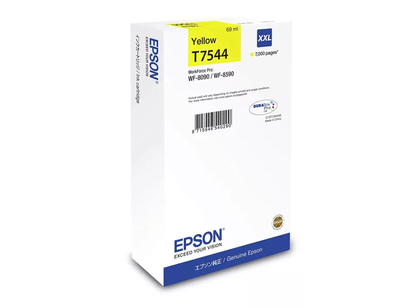 Cartuccia Originale Epson T754440 (Giallo XXL 7000 pagine) Cartuccia Originale Epson T754440 (Giallo XXL 7000 pagine)