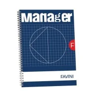 Blocco Spiralato Manager Favini - 23x29,7 cm - 10 mm - A293814