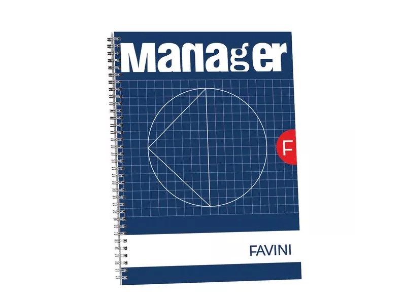 Blocco Spiralato Manager Favini - 23x29,7 cm - 10 mm - A293814 Blocco Spiralato Manager Favini - 23x29,7 cm - 10 mm - A293814