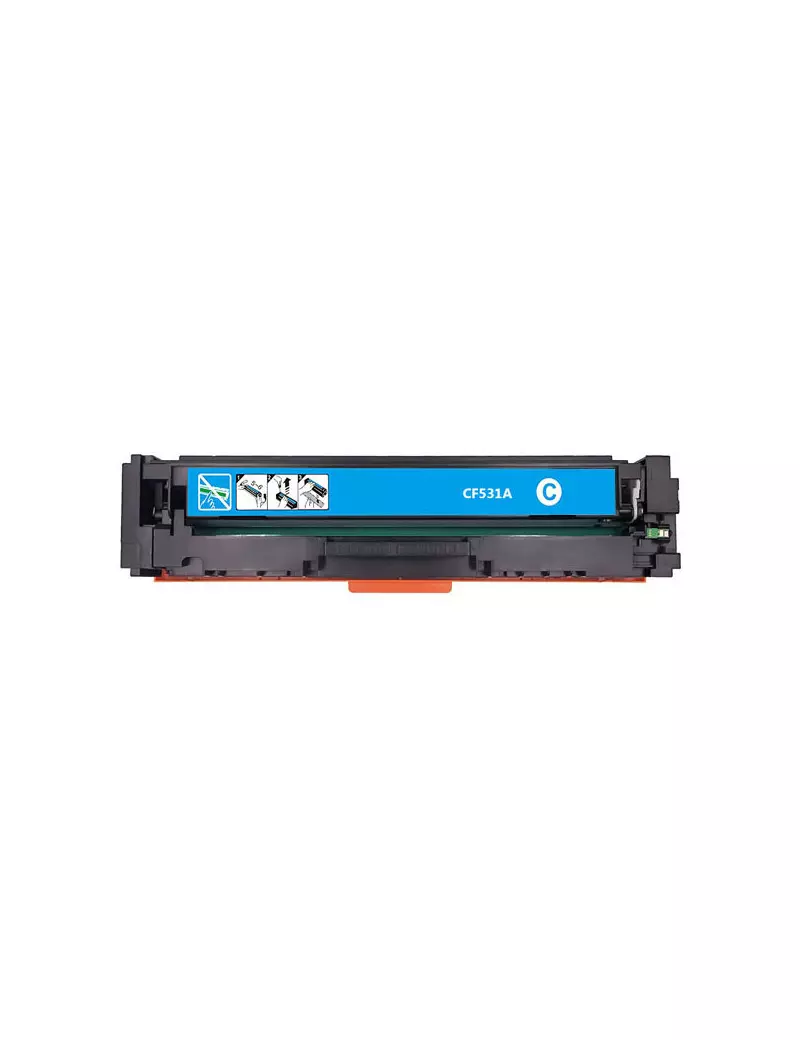 Toner Compatibile HP CF531A 205A (Ciano 900 pagine) Toner Compatibile HP CF531A 205A (Ciano 900 pagine)