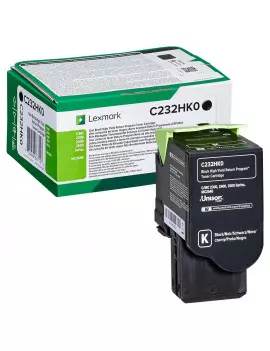 Toner Originale Lexmark C232HK0 (Nero 3000 pagine)