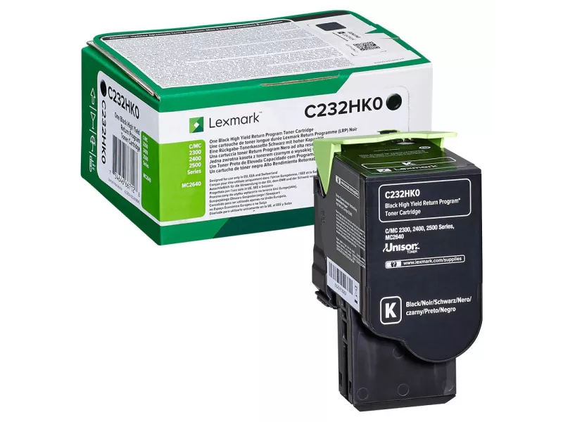 Toner Originale Lexmark C232HK0 (Nero 3000 pagine)