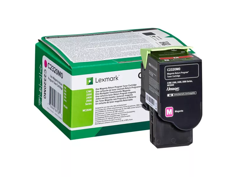 Toner Originale Lexmark C2320M0 (Magenta 1000 pagine)