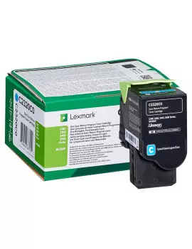 Toner Originale Lexmark C2320C0 (Ciano 1000 pagine)