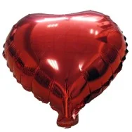 Palloncino in Mylar - Ø45 cm (Cuore Rosso)