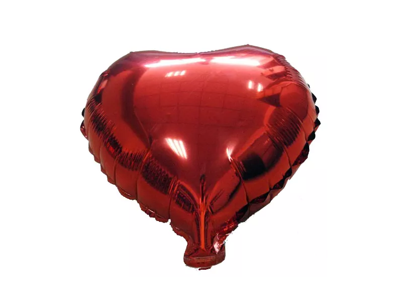 Palloncino in Mylar - Ø45 cm (Cuore Rosso)