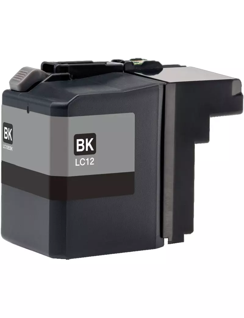 Cartuccia Compatibile Brother LC-12EBK LC12EBK (Nero 2400 pagine) Cartuccia Compatibile Brother LC-12EBK LC12EBK (Nero 2400 pagine)